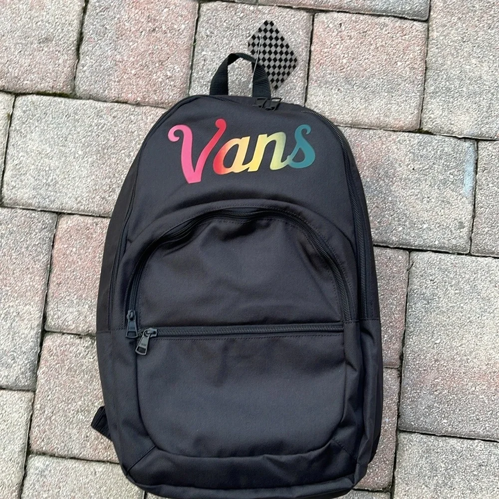 VANS Ranged 2 Backpack Black Women-Men’s Casual School Student Bag VN0A7UFNJNH - Picture 1 of 16